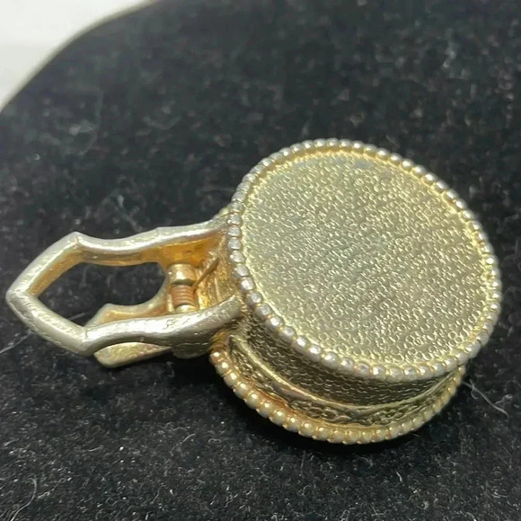 Vintage pill box gold tone - Picture 4 of 5